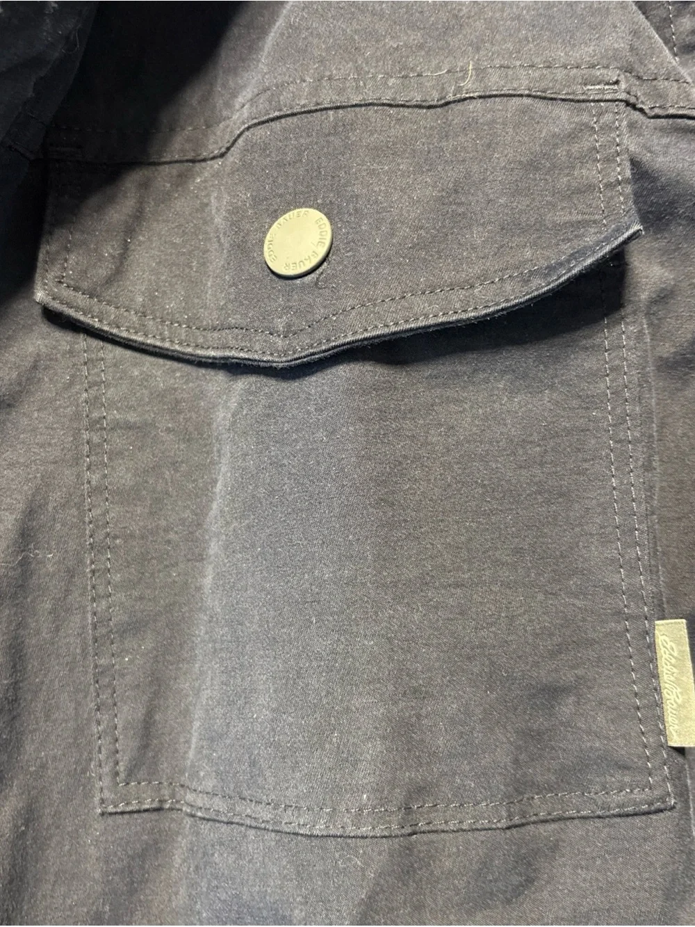Eddie Bauer Navy Field Shirt-Jacket